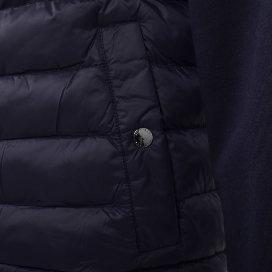 Tommy Hilfiger Mix Media Full Zip Hoodie NavyTommy Hilfiger Mix Media Full Zip Hoodie Navy Male Small